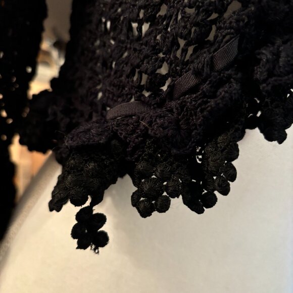 OSCAR DE LA RENTA CROCHET SWEATER - Picture 6 of 7